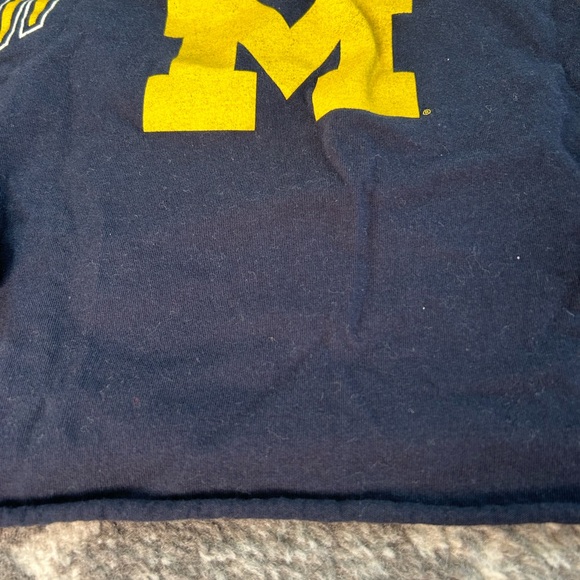 University of Michigan long sleeve cropped tee size large - Picture 2 of 5